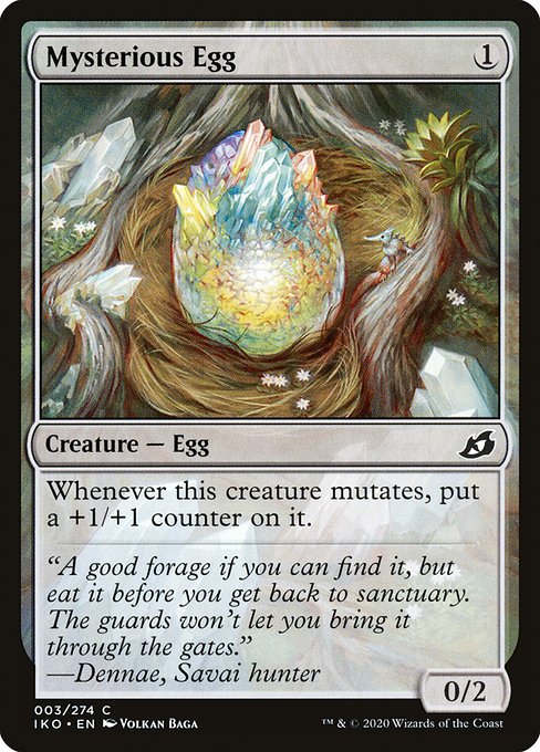 Magic the Gathering Card - Mysterious Egg - MTG Circle