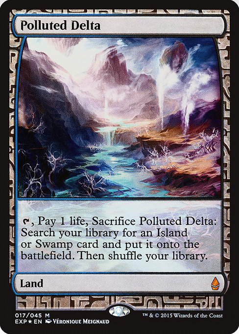 Magic the Gathering Card - Polluted Delta - MTG Circle