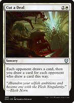 Magic the Gathering Card - Cut a Deal - MTG Circle