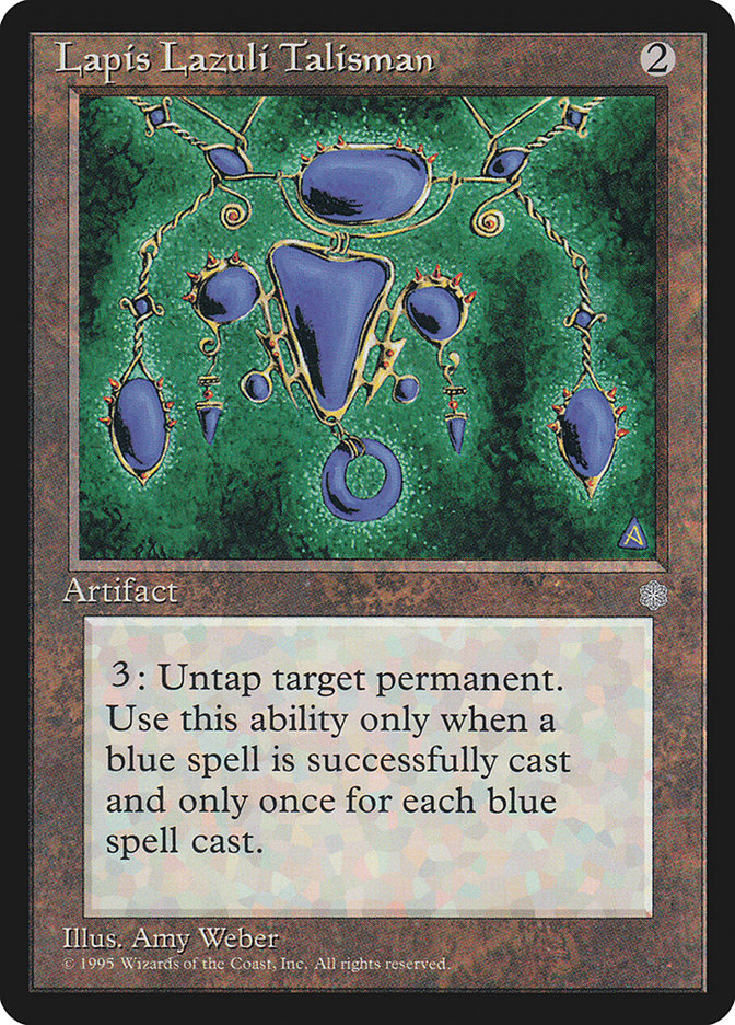 Magic the Gathering Card - Lapis Lazuli Talisman - MTG Circle