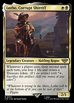 Magic the Gathering Card - Lotho, Corrupt Shirriff - MTG Circle
