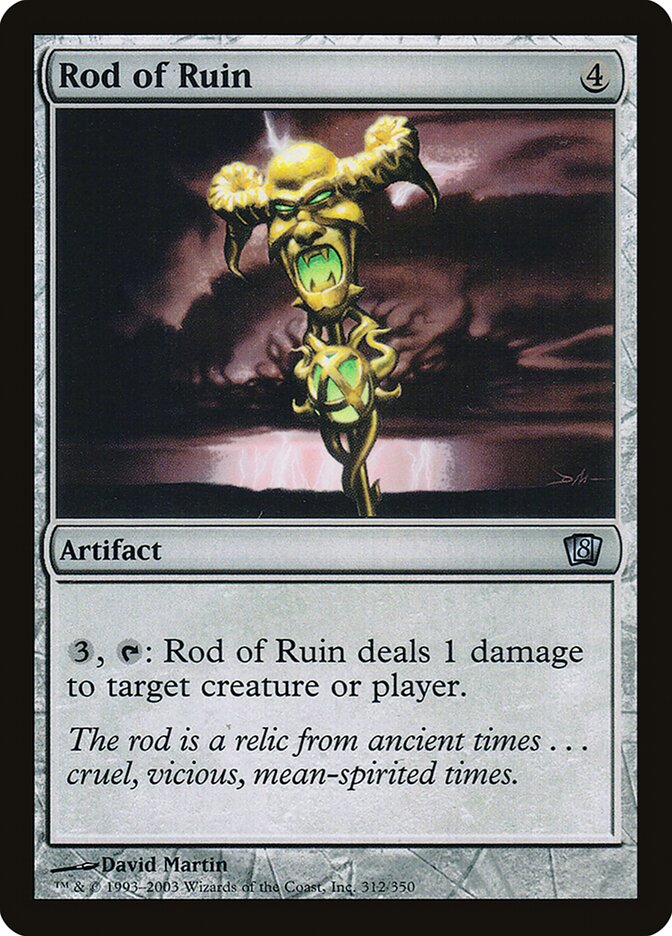 Magic the Gathering Card - Rod of Ruin - MTG Circle