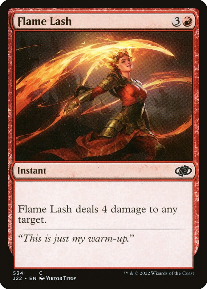 Magic the Gathering Card - Flame Lash - MTG Circle