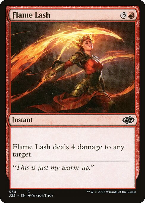 Magic the Gathering Card - Flame Lash - MTG Circle