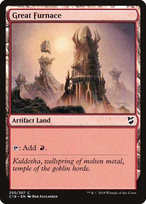 Magic the Gathering Card - Great Furnace - MTG Circle