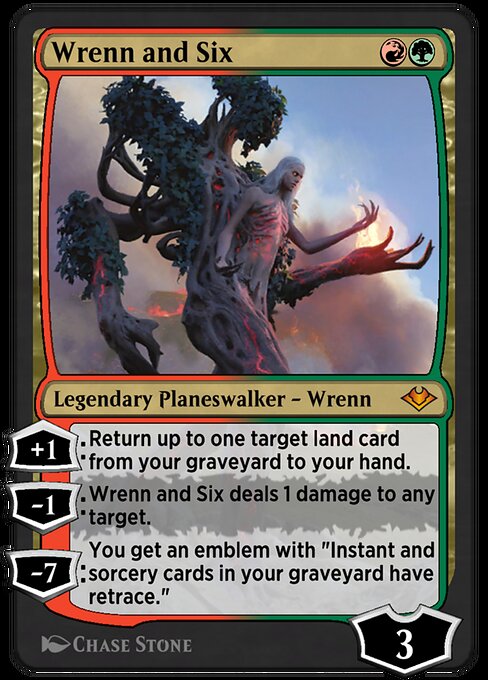 Magic the Gathering Card - Wrenn and Six - MTG Circle