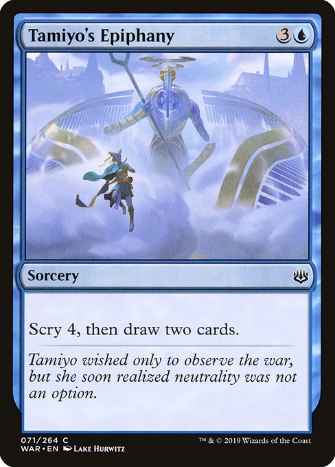Magic the Gathering Card - Tamiyo's Epiphany - MTG Circle