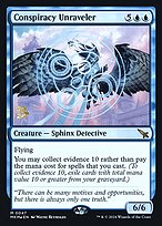 Magic the Gathering Card - Conspiracy Unraveler - MTG Circle