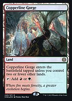 Magic the Gathering Card - Copperline Gorge - MTG Circle