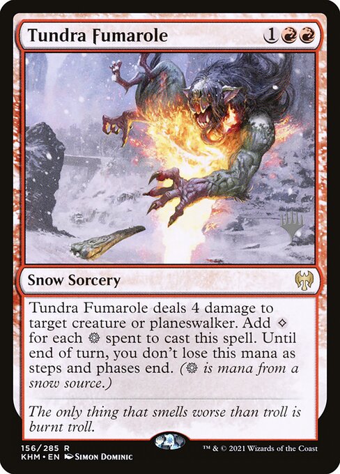 Magic the Gathering Card - Tundra Fumarole - MTG Circle