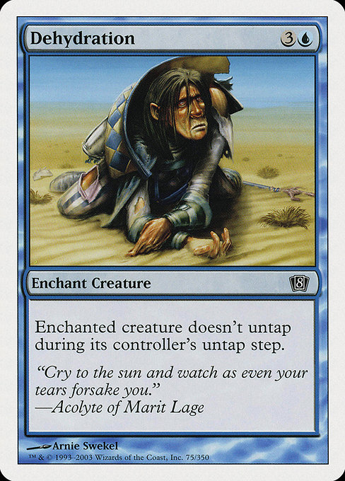 Magic the Gathering Card - Dehydration - MTG Circle