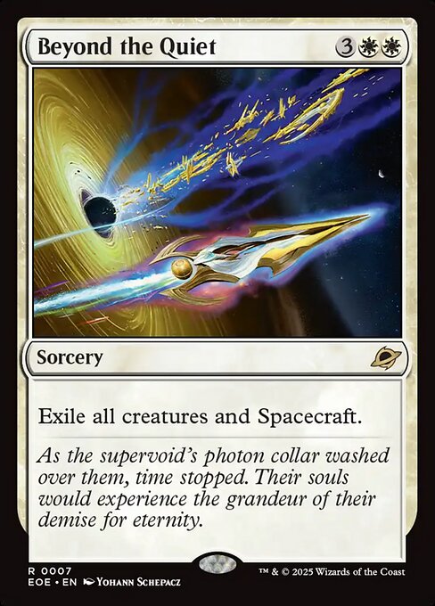 Magic the Gathering Card - Beyond the Quiet - MTG Circle