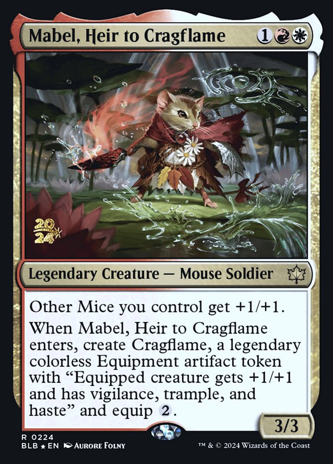 Magic the Gathering Card - Mabel, Heir to Cragflame - MTG Circle
