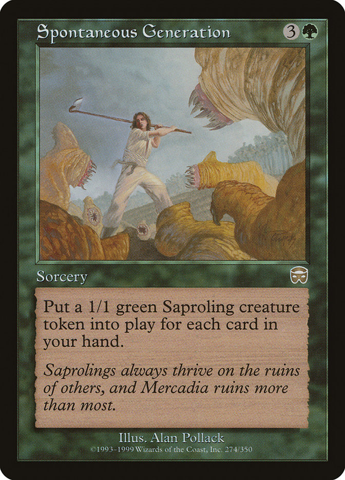 Magic the Gathering Card - Spontaneous Generation - MTG Circle