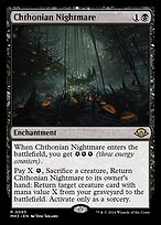 Magic the Gathering Card - Chthonian Nightmare - MTG Circle