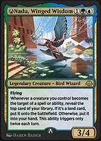 Magic the Gathering Card - A-Nadu, Winged Wisdom - MTG Circle