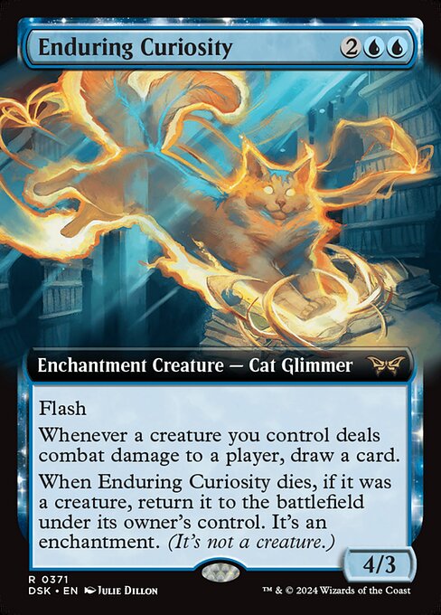 Magic the Gathering Card - Enduring Curiosity - MTG Circle