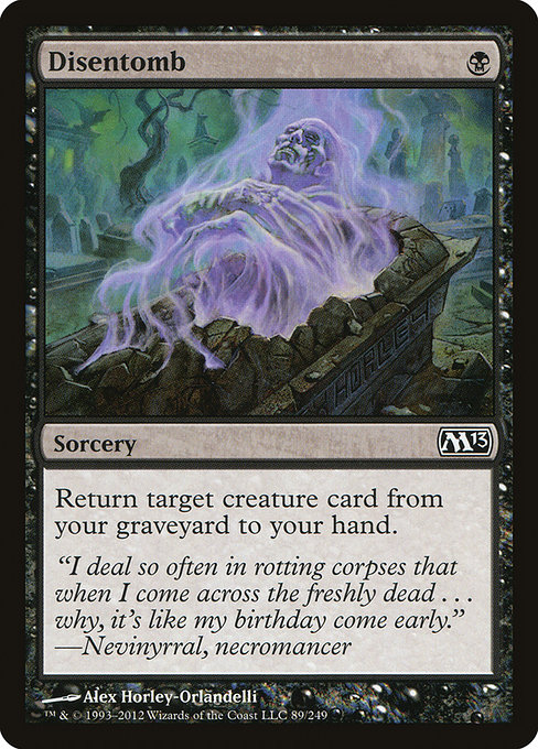 Magic the Gathering Card - Disentomb - MTG Circle