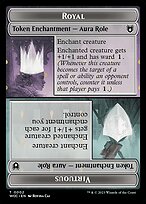 Magic the Gathering Card - Royal // Virtuous - MTG Circle