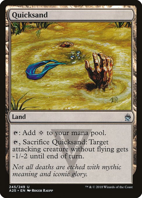 Magic the Gathering Card - Quicksand - MTG Circle