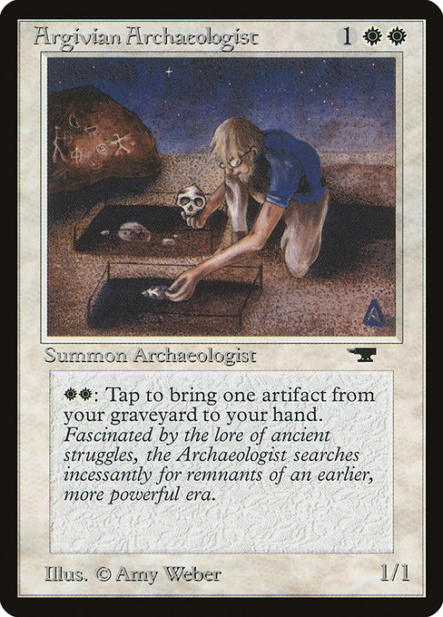 Magic the Gathering Card - Argivian Archaeologist - MTG Circle