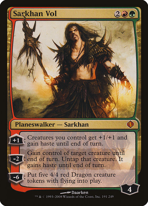 Magic the Gathering Card - Sarkhan Vol - MTG Circle