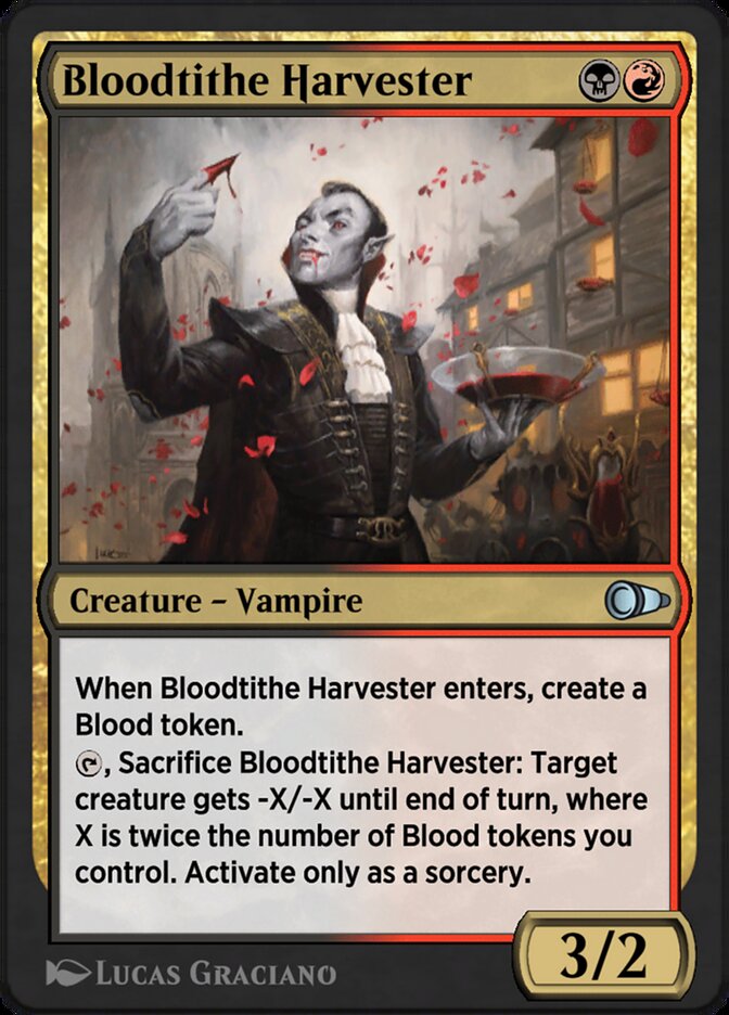 Magic the Gathering Card - Bloodtithe Harvester - MTG Circle