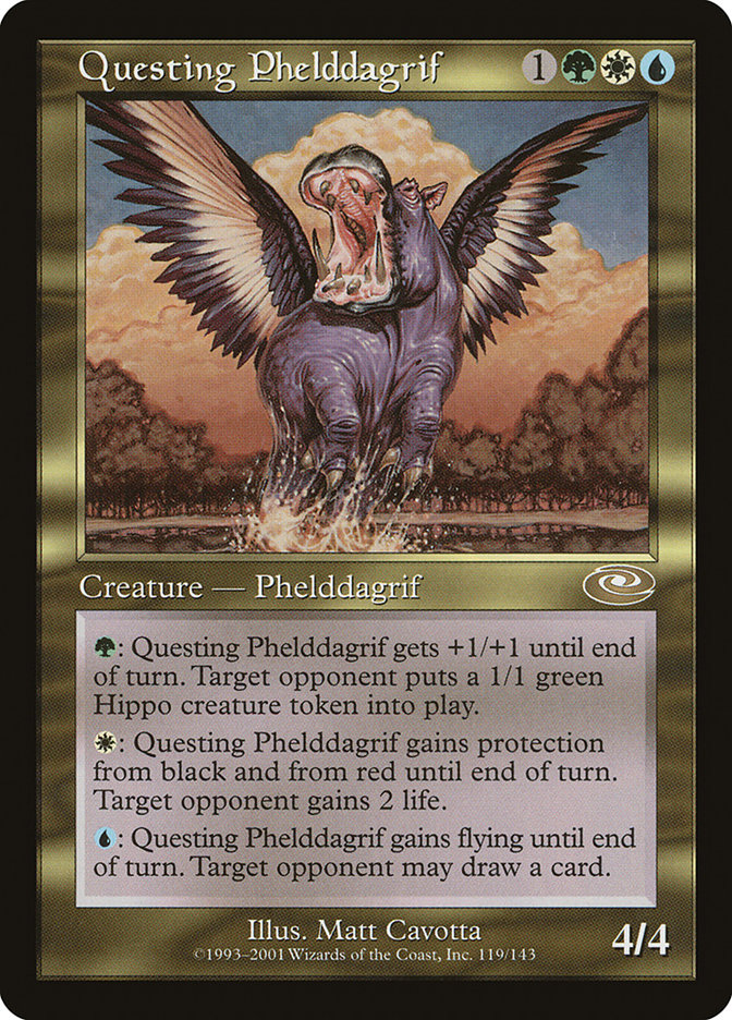 Magic the Gathering Card - Questing Phelddagrif - MTG Circle