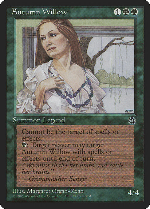 Magic the Gathering Card - Autumn Willow - MTG Circle