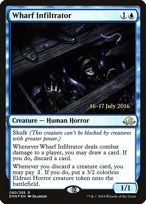 Magic the Gathering Card - Wharf Infiltrator - MTG Circle