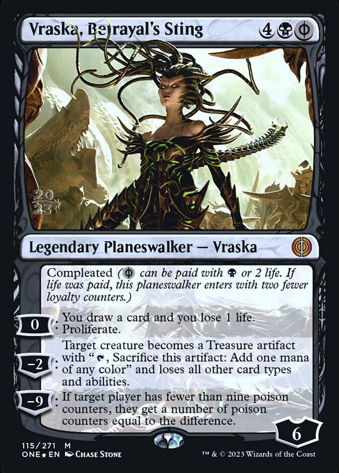 Magic the Gathering Card - Vraska, Betrayal's Sting - MTG Circle