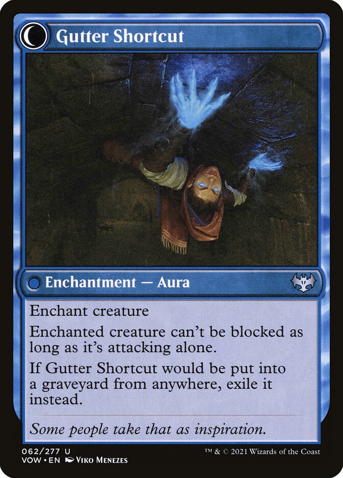 Magic the Gathering Card - Gutter Shortcut - MTG Circle