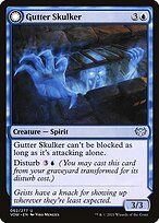 Magic the Gathering Card - Gutter Skulker // Gutter Shortcut - MTG Circle
