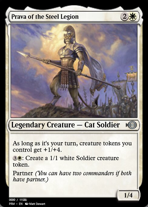 Magic the Gathering Card - Prava of the Steel Legion - MTG Circle