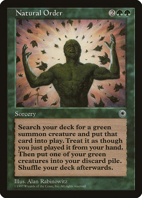 Magic the Gathering Card - Natural Order - MTG Circle
