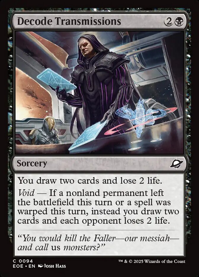 Magic the Gathering Card - Decode Transmissions - MTG Circle