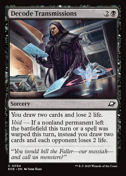 Magic the Gathering Card - Decode Transmissions - MTG Circle