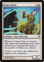 Magic the Gathering Card - Ondu Cleric - MTG Circle