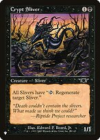 Magic the Gathering Card - Crypt Sliver - MTG Circle