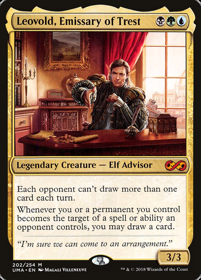 Magic the Gathering Card - Leovold, Emissary of Trest - MTG Circle