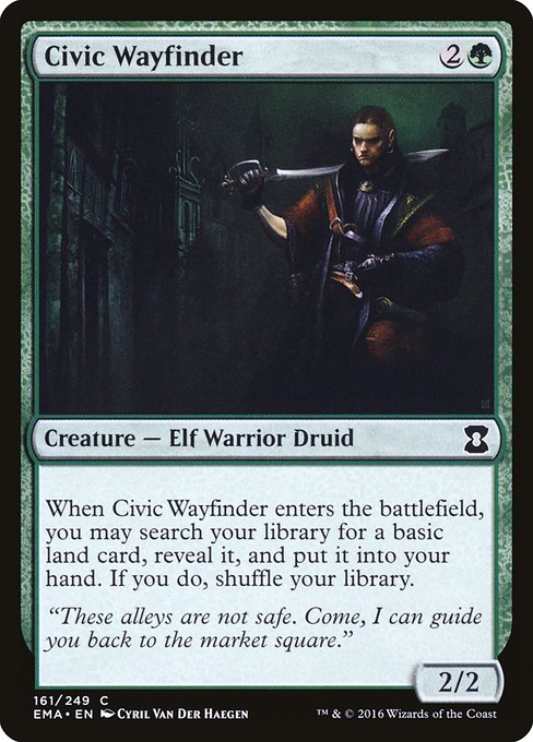 Magic the Gathering Card - Civic Wayfinder - MTG Circle