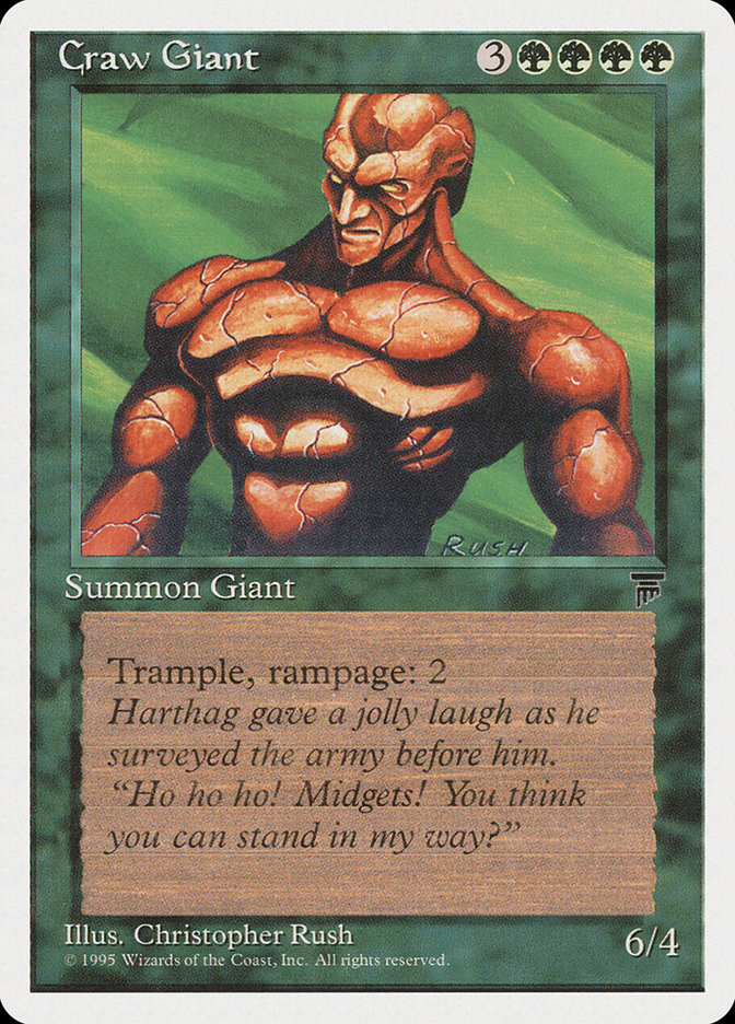 Magic the Gathering Card - Craw Giant - MTG Circle