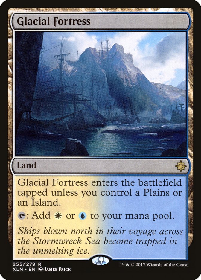 Magic the Gathering Card - Glacial Fortress - MTG Circle