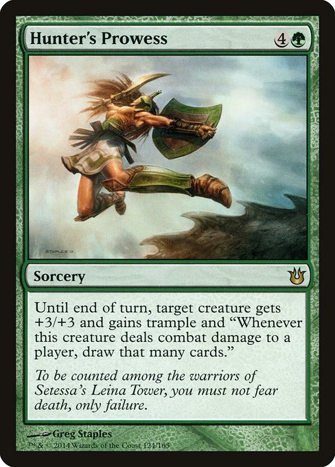 Magic the Gathering Card - Hunter's Prowess - MTG Circle