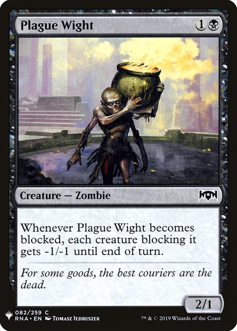 Magic the Gathering Card - Plague Wight - MTG Circle