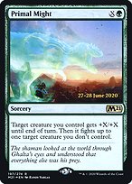 Magic the Gathering Card - Primal Might - MTG Circle