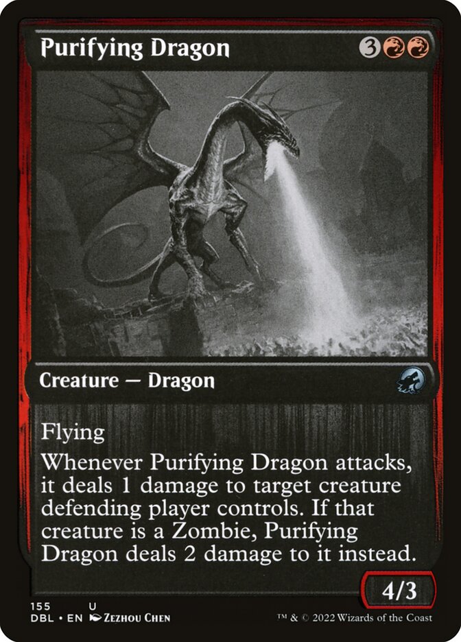 Magic the Gathering Card - Purifying Dragon - MTG Circle