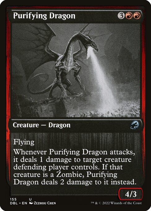 Magic the Gathering Card - Purifying Dragon - MTG Circle