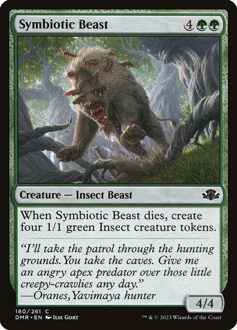 Magic the Gathering Card - Symbiotic Beast - MTG Circle
