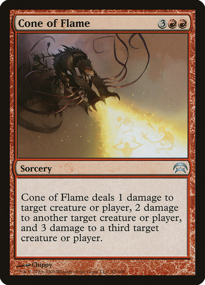 Magic the Gathering Card - Cone of Flame - MTG Circle